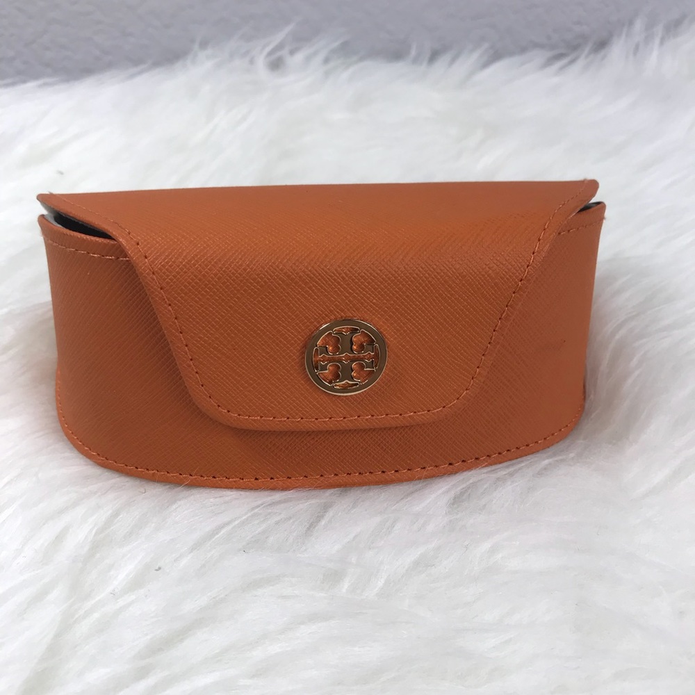 Tory burch Orange sunglasses case NWOT